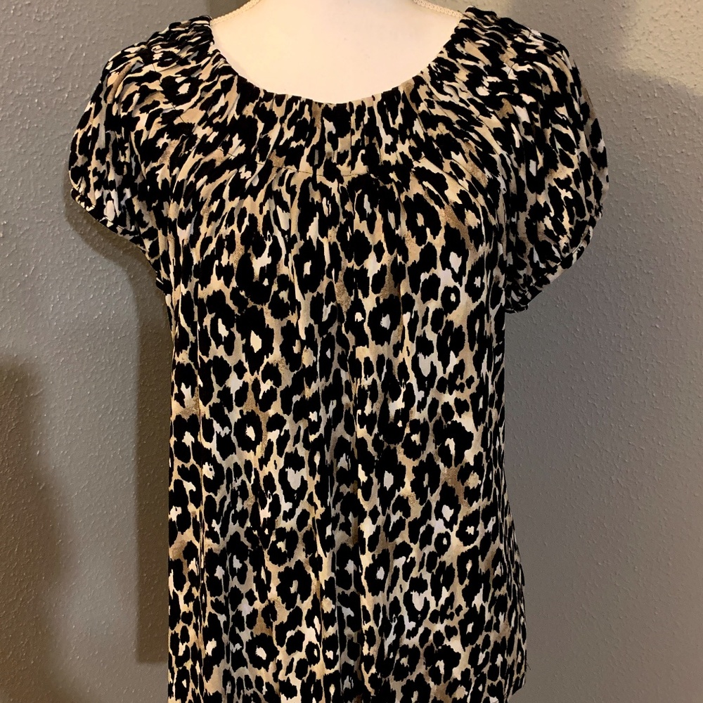 Style & Co. Leopard Print Top